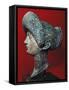 Female Head in Bronze Discovered in Spain-null-Framed Stretched Canvas