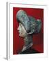 Female Head in Bronze Discovered in Spain-null-Framed Giclee Print