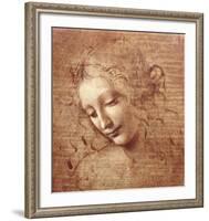 Female Head (La Scapigliata), c.1508-Leonardo da Vinci-Framed Art Print