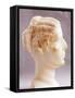 Female Head, Marble Hellenistic Sculpture from Delo-null-Framed Stretched Canvas