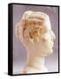 Female Head, Marble Hellenistic Sculpture from Delo-null-Framed Stretched Canvas