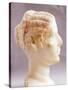 Female Head, Marble Hellenistic Sculpture from Delo-null-Stretched Canvas