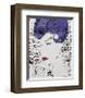 Female Head with Stamps, c. 1959-Andy Warhol-Framed Giclee Print