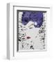 Female Head with Stamps, c. 1959-Andy Warhol-Framed Giclee Print