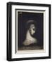 Female Head-Odilon Redon-Framed Giclee Print