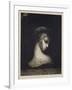 Female Head-Odilon Redon-Framed Giclee Print