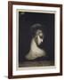 Female Head-Odilon Redon-Framed Giclee Print