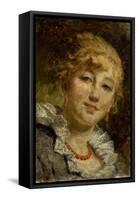 Female Head-Bartolomeo Giuliano-Framed Stretched Canvas