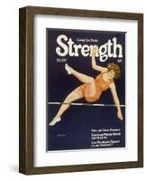 Female High Jumper-W.n. Clement-Framed Art Print