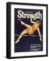 Female High Jumper-W.n. Clement-Framed Art Print