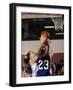 Female High School Basketball Players in Action During a Game-null-Framed Photographic Print