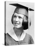 Female High School Graduate, Ca. 1968-null-Stretched Canvas