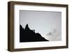 Female Hiker Climbing Twin Peaks-Paul Souders-Framed Premium Photographic Print