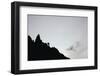 Female Hiker Climbing Twin Peaks-Paul Souders-Framed Photographic Print