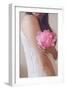 Female Holding a False Rose-Carolina Hernandez-Framed Photographic Print