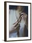 Female Holding Her Long Hair-Carolina Hernandez-Framed Photographic Print