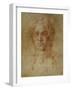 Female Idealized Head, 1520-1530-Michelangelo Buonarroti-Framed Giclee Print