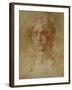 Female Idealized Head, 1520-1530-Michelangelo Buonarroti-Framed Giclee Print