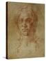 Female Idealized Head, 1520-1530-Michelangelo Buonarroti-Stretched Canvas