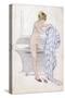 Female in Bath C1910-null-Stretched Canvas