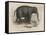 Female Indian Elephant Suckling Her Young-Victor Jean Adam-Framed Stretched Canvas