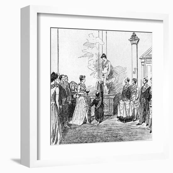 Female Initiation-null-Framed Art Print