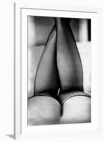 Female Legs in Tights-Rory Garforth-Framed Photographic Print