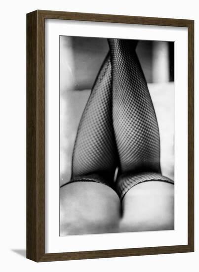 Female Legs in Tights-Rory Garforth-Framed Photographic Print