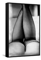 Female Legs in Tights-Rory Garforth-Framed Stretched Canvas