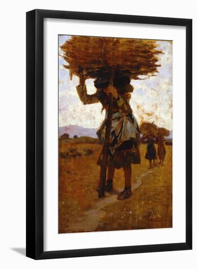 Female Loggers from San Rossore-null-Framed Giclee Print