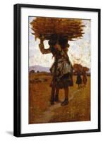 Female Loggers from San Rossore-null-Framed Giclee Print