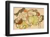 Female Lovers, 1915-Egon Schiele-Framed Art Print