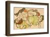 Female Lovers, 1915-Egon Schiele-Framed Art Print