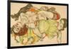 Female Lovers, 1915-Egon Schiele-Framed Giclee Print