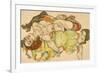 Female Lovers, 1915-Egon Schiele-Framed Giclee Print