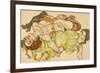 Female Lovers, 1915-Egon Schiele-Framed Giclee Print