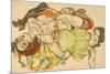 Female Lovers, 1915-Egon Schiele-Mounted Giclee Print