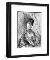 Female Mason-null-Framed Art Print