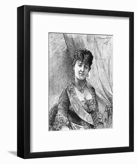 Female Mason-null-Framed Art Print