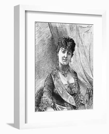 Female Mason-null-Framed Art Print