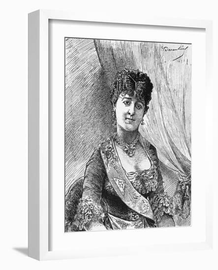 Female Mason-null-Framed Art Print