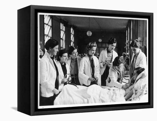 Female Medical Students-null-Framed Stretched Canvas