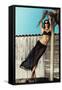 Female Model Wearing Bikini-Luis Beltran-Framed Stretched Canvas