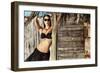 Female Model Wearing Bikini-Luis Beltran-Framed Photographic Print