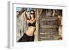 Female Model Wearing Bikini-Luis Beltran-Framed Photographic Print