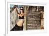 Female Model Wearing Bikini-Luis Beltran-Framed Photographic Print
