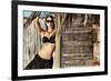 Female Model Wearing Bikini-Luis Beltran-Framed Photographic Print