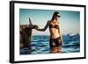 Female Model Wearing Bikini-Luis Beltran-Framed Photographic Print