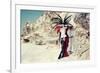 Female Model Wearing Feathers-Luis Beltran-Framed Photographic Print