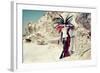 Female Model Wearing Feathers-Luis Beltran-Framed Photographic Print